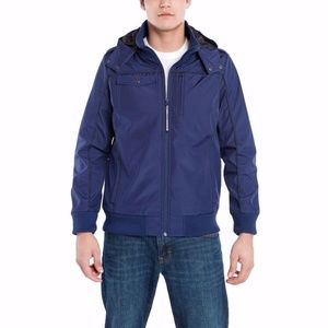 BAUBAX Men's Blue Bomber Jacket - SIZE LARGE